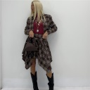 completo due pezzi gonna e camicia crop warm cotton